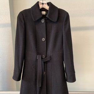 J. Crew Black Coat Size 2